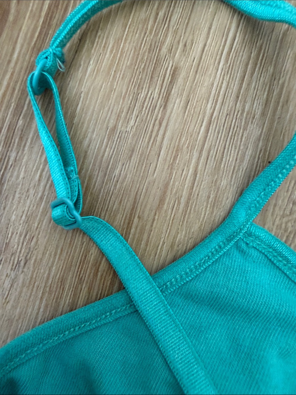 Aeropostale Women’s Spaghetti Strap Tank Tops, Black & Teal, Size Small - Picture 5 of 14